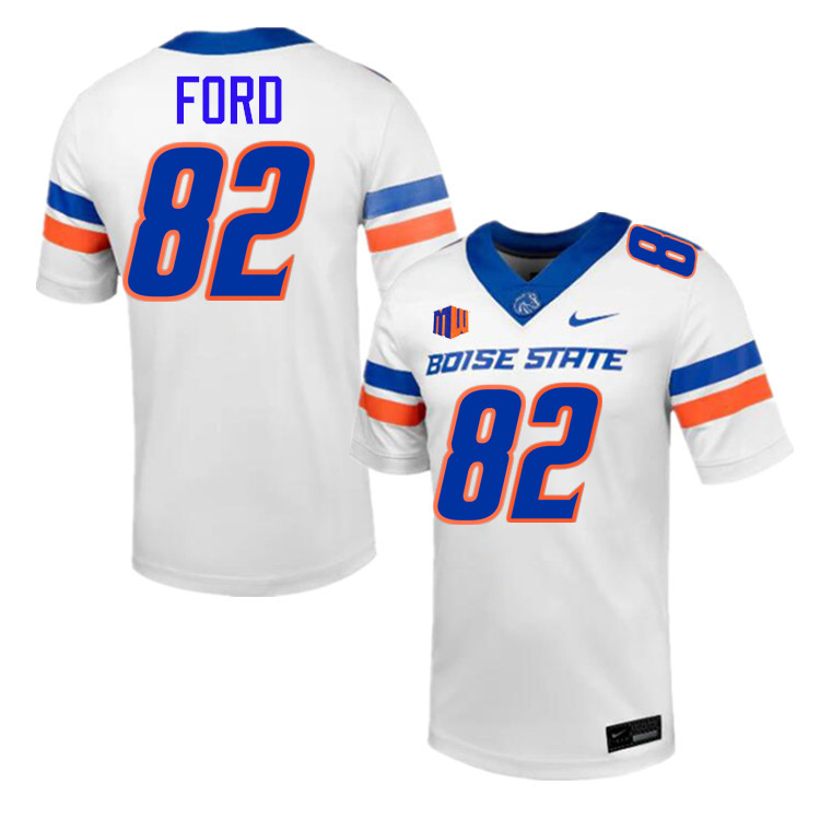 Ben Ford Jersey, Boise State Broncos College Football Jersey College Uniforms-White  Ben Ford Jersey, Boise State Broncos College Football Jersey College Uniforms-White
